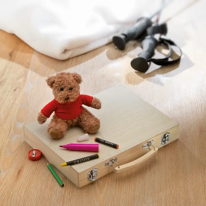 Set pinturas en caja de madera Madera - Wehu miniatura 2