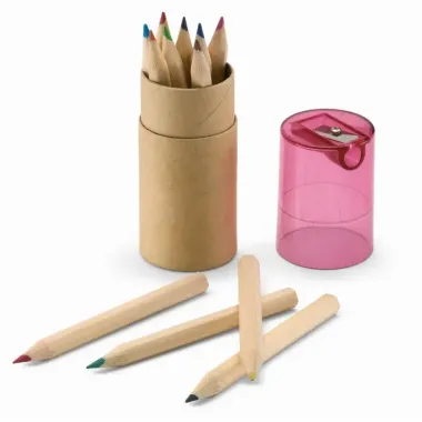 12 lápices de colores Madera - Deta