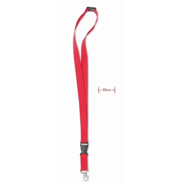 Lanyard con gancho metal 20 mm Poliéster - Joka