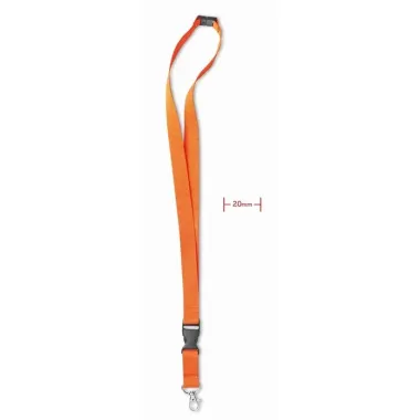 Lanyard con gancho metal 20 mm Poliéster - Joka