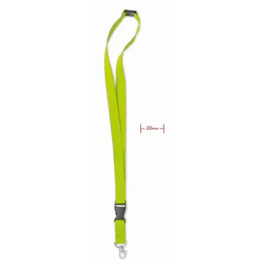 Lanyard con gancho metal 20 mm Poliéster - Joka