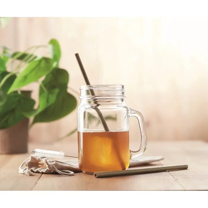 Pajita bambú cepillo funda Bambú - Liva miniatura 2