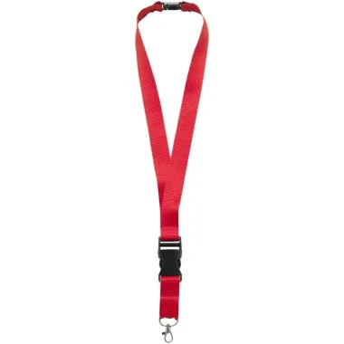 Lanyard con hebilla separable y clip de seguridad Poliéster - Nodo