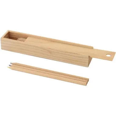 Set de 12 lápices de madera Madera - Qiwa