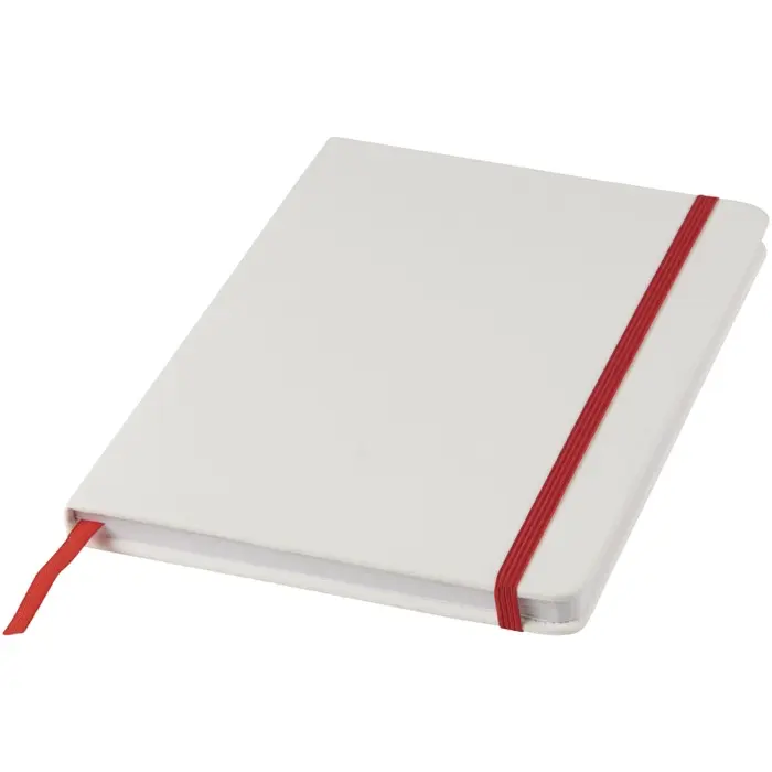 Libreta A5 blanca con cinta de color Plástico de poliuretano - Puwa miniatura 1