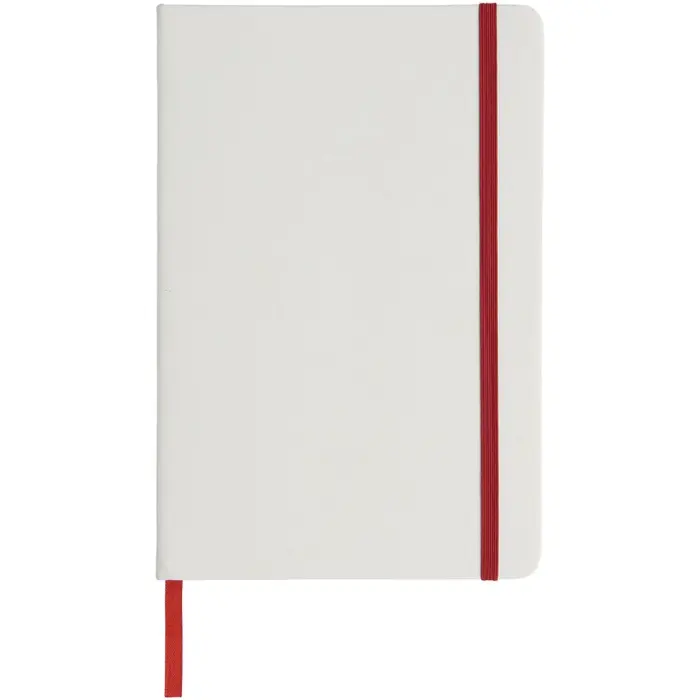 Libreta A5 blanca con cinta de color Plástico de poliuretano - Puwa miniatura 2