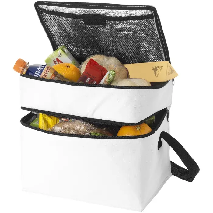 Bolsa isotérmica de 2 compartimentos con cremallera 600D Poliéster - Fawe miniatura 1