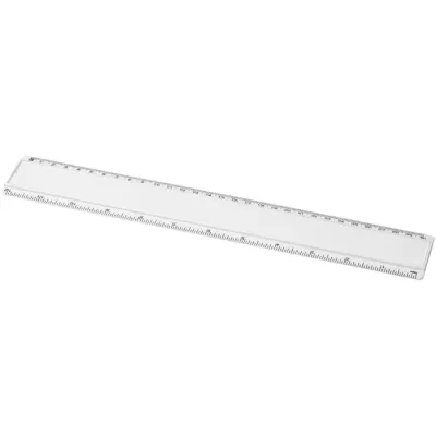 Regla de plástico de 30 cm con inserto de papel Plástico GPPS, Papel - Xuko