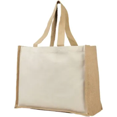 Bolsa Tote para la compra de lona y yute de 320 g/m² Lona, 320 g/m2, Yute, 330 g/m2 - Lapi