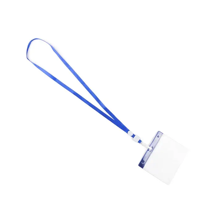Identificador Lanyard Poliéster/ PVC - Qopo miniatura 2