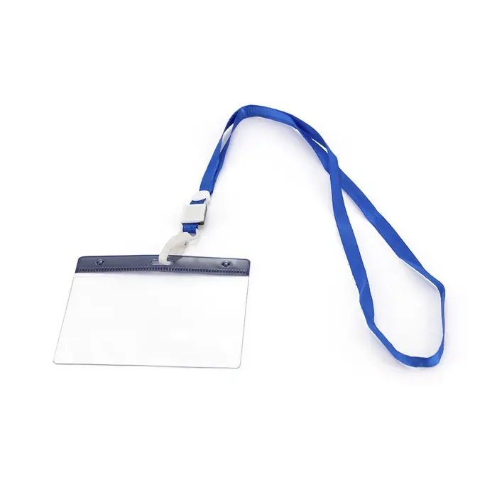 Identificador Lanyard Poliéster/ PVC - Qopo miniatura 3