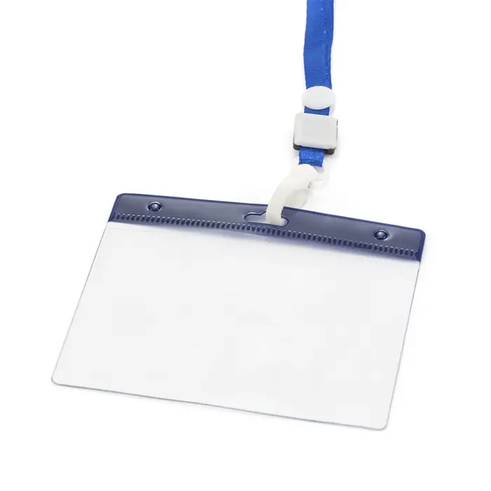 Identificador Lanyard Poliéster/ PVC - Qopo miniatura 4