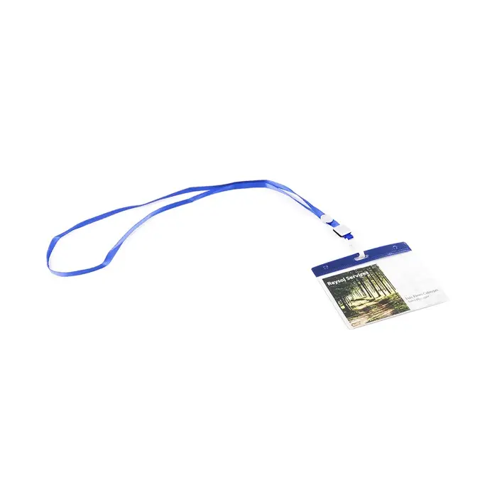 Identificador Lanyard Poliéster/ PVC - Qopo miniatura 6