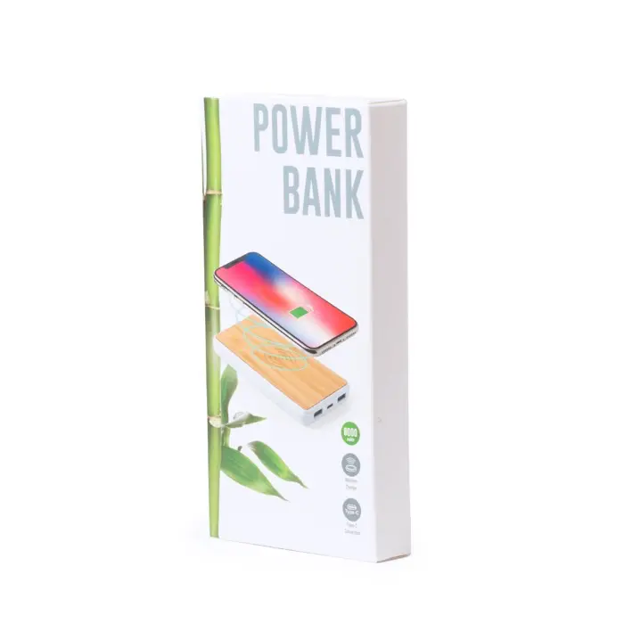 Power Bank Bambú/ ABS - Titi miniatura 5