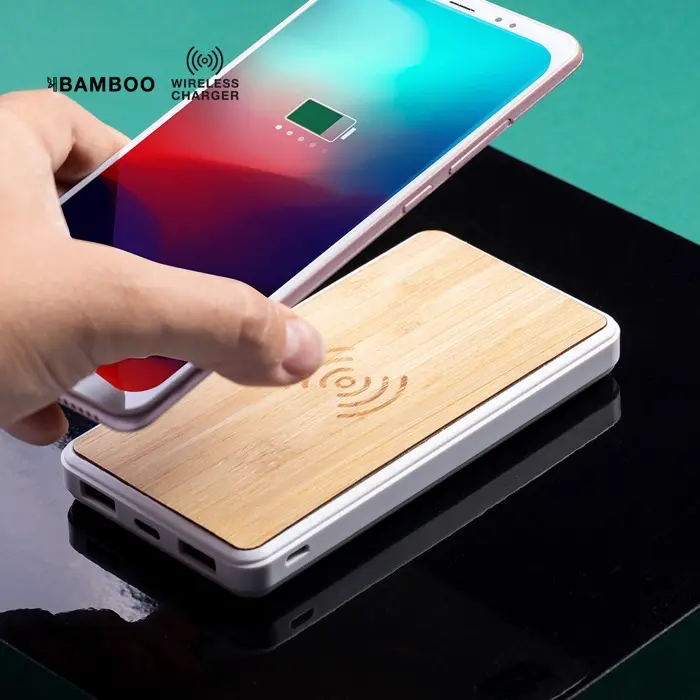 Power Bank Bambú/ ABS - Titi miniatura 6