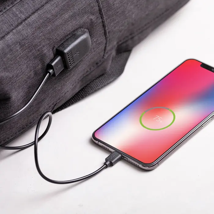 Mochila Antirrobo Poliéster 300D - Selo miniatura 2