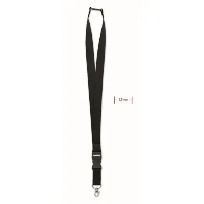 Lanyard 25mm con mosquetón Poliéster - Huwe