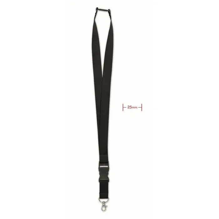 Lanyard 25mm con mosquetón Poliéster - Huwe miniatura 1