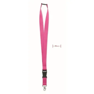 Lanyard 25mm con mosquetón Poliéster - Huwe