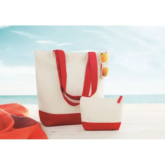 Neceser de algodón bicolor Algodón - Jina miniatura 2