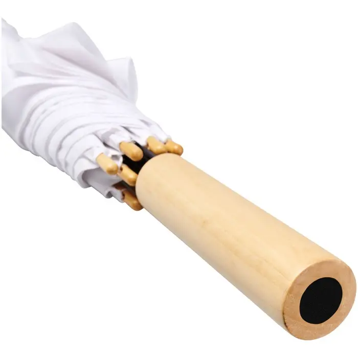 Paraguas automático de material reciclado PET de 23" Poliéster de tafetán de tereftalato de polietileno reciclado - Quxo miniatura 5