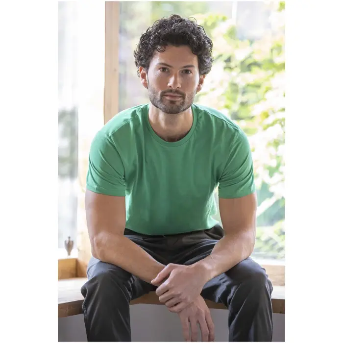 Camiseta de manga corta para hombre Punto de jersey sencillo 100% Algodón BCI, 150 g/m2 - Fare miniatura 5