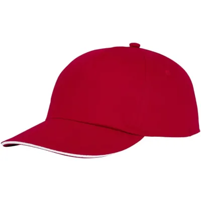 Gorra de 5 paneles con ribete Sarga de algodón Algodón, 175 g/m2 - Jamu