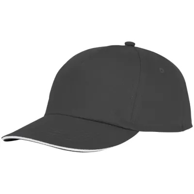 Gorra de 5 paneles con ribete Sarga de algodón Algodón, 175 g/m2 - Jamu