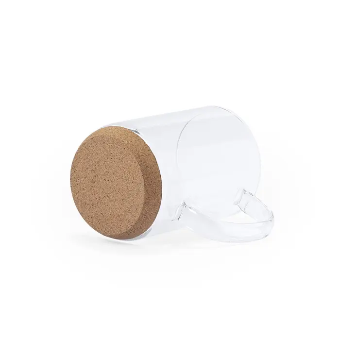 Taza Cristal Borosilicato/ Corcho - Sofo miniatura 2