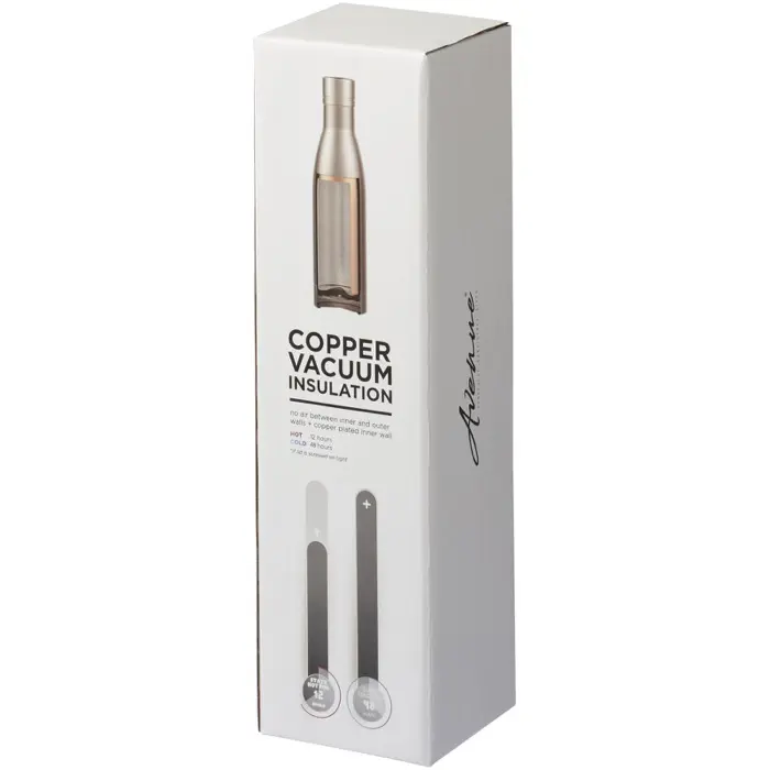 Bidón con aislamiento de cobre de 500 ml Acero inoxidable - Xuje miniatura 3