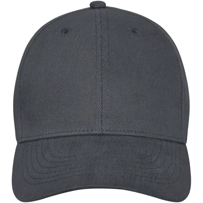 Gorra de 6 paneles Sarga gruesa de algodón cepillado Algodón, 260 g/m2 - Cene miniatura 2
