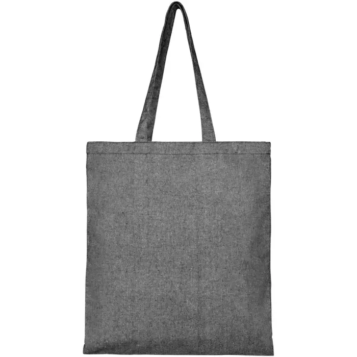 Bolsa Tote de algodón reciclado de 210 g/m² Algodón reciclado Poliéster reciclado, 210 g/m2, Poliéster reciclado - Faci miniatura 2