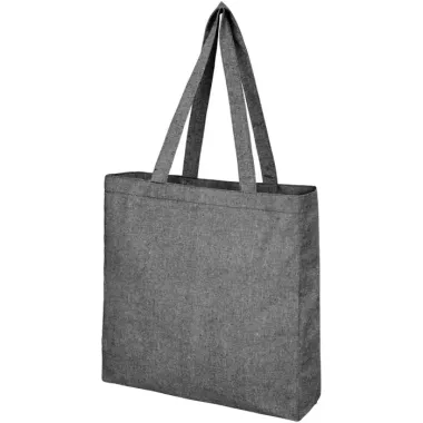 Bolsa Tote de algodón reciclado de 210 g/m² con refuerzos Algodón reciclado Poliéster reciclado, 210 g/m2 - Igim