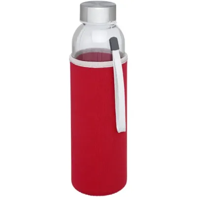 Botella de vidrio de 500 ml Vidrio, Neopreno, Acero inoxidable - Kihu