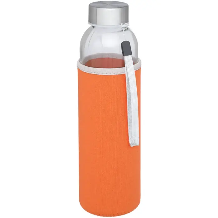 Botella de vidrio de 500 ml Vidrio, Neopreno, Acero inoxidable - Kihu miniatura 1