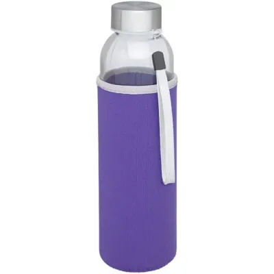 Botella de vidrio de 500 ml Vidrio, Neopreno, Acero inoxidable - Kihu