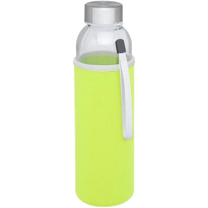 Botella de vidrio de 500 ml Vidrio, Neopreno, Acero inoxidable - Kihu miniatura 1