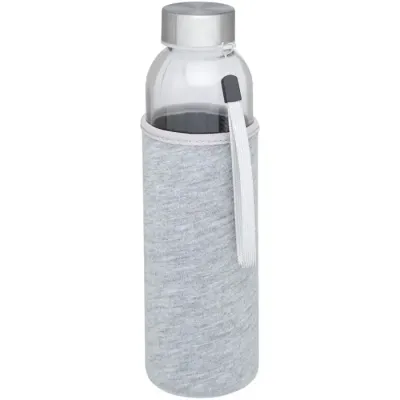 Botella de vidrio de 500 ml Vidrio, Neopreno, Acero inoxidable - Kihu