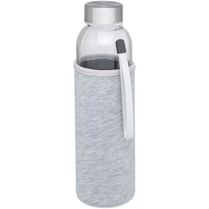 Botella de vidrio de 500 ml Vidrio, Neopreno, Acero inoxidable - Kihu miniatura 1