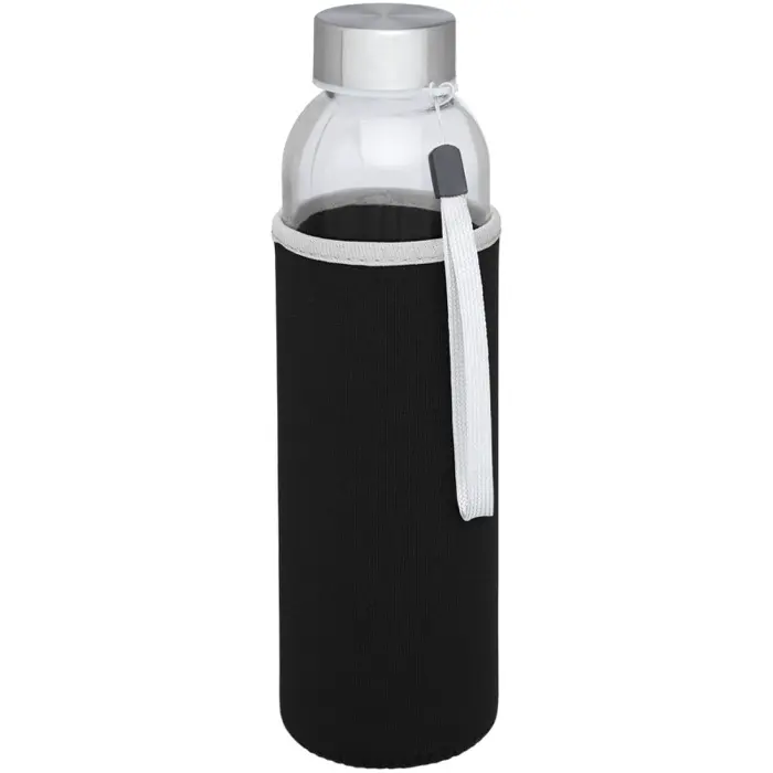 Botella de vidrio de 500 ml Vidrio, Neopreno, Acero inoxidable - Kihu miniatura 1