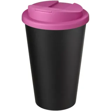 Americano® Vaso térmico de 350 ml con tapa antigoteo Polipropileno reciclado, Plástico PP - Yiwo