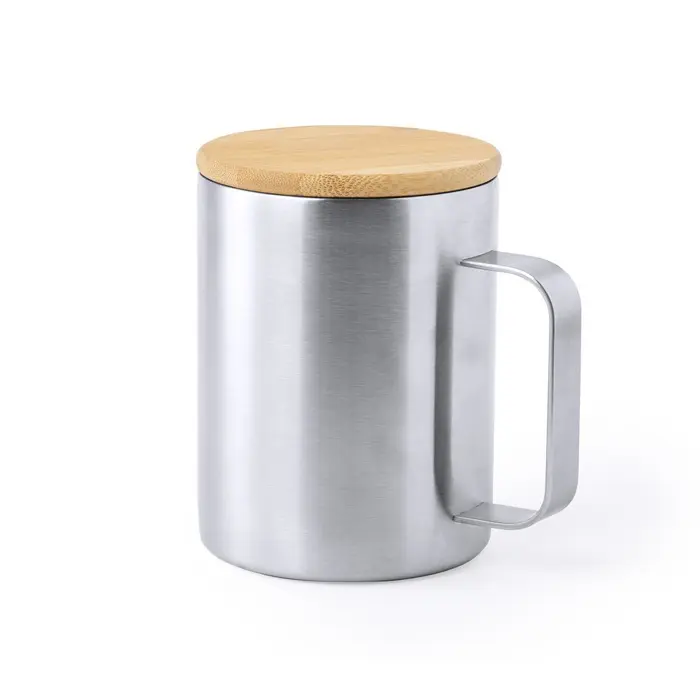 Taza Térmica Acero Inox/ Bambú - Ceve miniatura 1