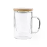 Taza Té Cristal Borosilicato/ Bambú - Heci