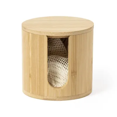 Dispensador Toallitas Desmaquillantes Bambú - Bohu