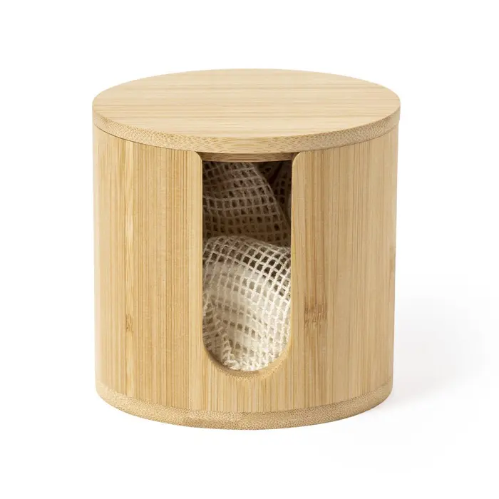 Dispensador Toallitas Desmaquillantes Bambú - Bohu miniatura 1