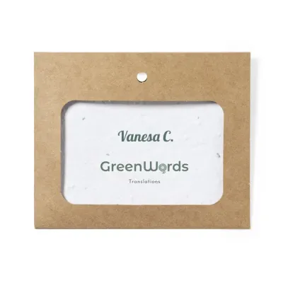 Identificador Semillas Cartón Reciclado - Dusa