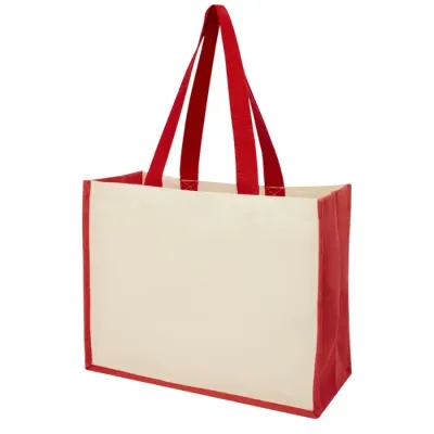 Bolsa Tote para la compra de lona y yute de 320 g/m² Lona, 320 g/m2, Yute, 330 g/m2 - Lapi