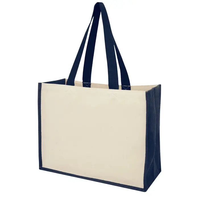 Bolsa Tote para la compra de lona y yute de 320 g/m² Lona, 320 g/m2, Yute, 330 g/m2 - Lapi miniatura 1