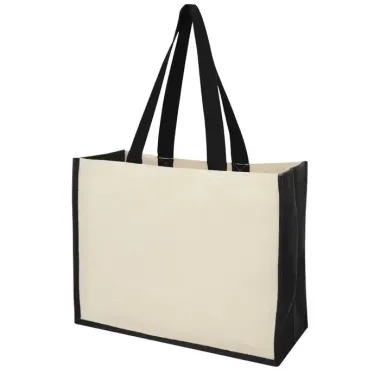 Bolsa Tote para la compra de lona y yute de 320 g/m² Lona, 320 g/m2, Yute, 330 g/m2 - Lapi