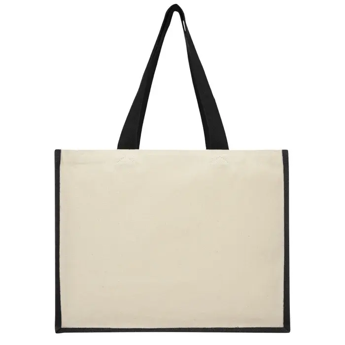 Bolsa Tote para la compra de lona y yute de 320 g/m² Lona, 320 g/m2, Yute, 330 g/m2 - Lapi miniatura 2